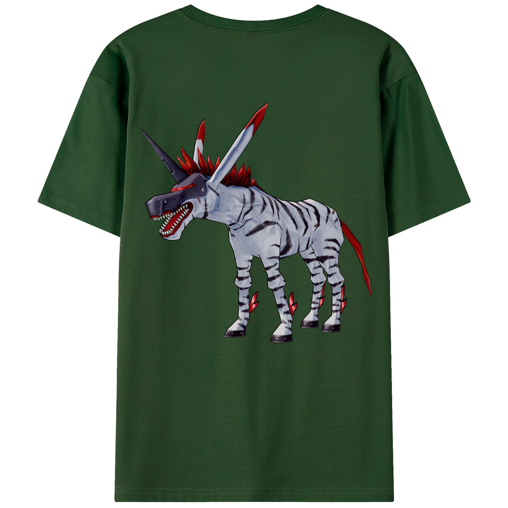 （画像用） Digimon デジタルモンスター/デジモン 綿100％半袖Tシャツ（背面プリント）